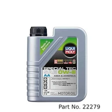 Liqui Moly Motor Oil Gasoline Special Tec AA SAE 0W-8 1Lt/1.06Qt