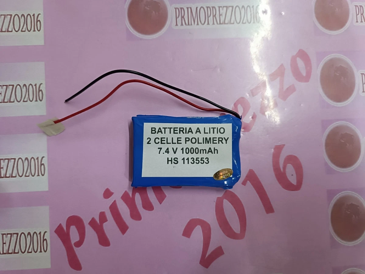 7.4V 2400-6400Mah Rechargeable Battery Li Ion Batteries with XH2.54-2P