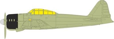 MW22 EDUARD JX334 A6M2 ZERO TFACE 1/32  MASK for TAMIYA