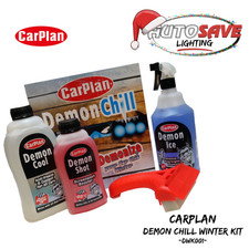 CARPLAN Demon Chill Gift Pack Screenwash Booster De-Icer & Antifreeze Winter Kit