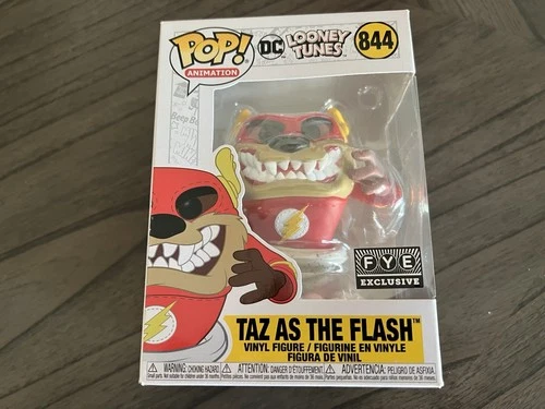 Funko Pop! Vinyl: Looney Tunes - Taz as the Flash - (FYE) - With Protector