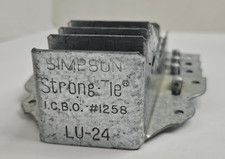 Lot of 7 Simpson Strong-Tie LU-24 Joist Hangers Galvanized I.C.B.O.#1258