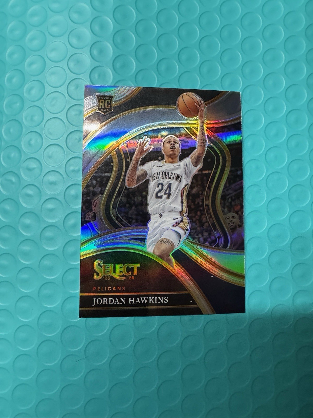2023-24 Panini Select Jordan Hawkins #280 Courtside Silver Prizm Rookie RC SSP