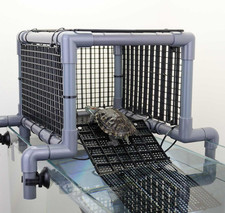 Turtle Basking Platform Dock, Tank Topper with Non-Slip Ramp for Aquatic Turtles