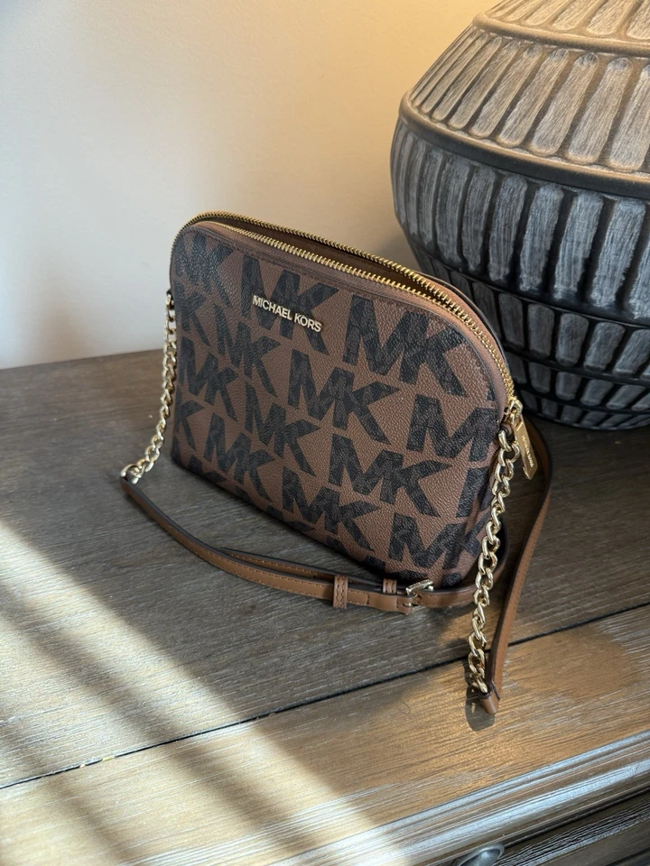 Cartera domo marrón Michael Kors para mujer Foto 4 de 4