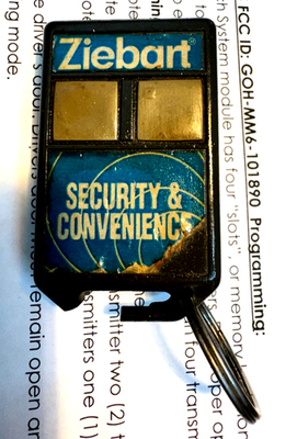 Code Alarm Remote Code Alarm C-RCX-3 Replacement Keyless Entry Remote ...