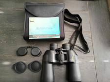 Nikon Action 10x50 6.5 Binoculars w/ Case, Caps, Strap Manual - Clean Optics