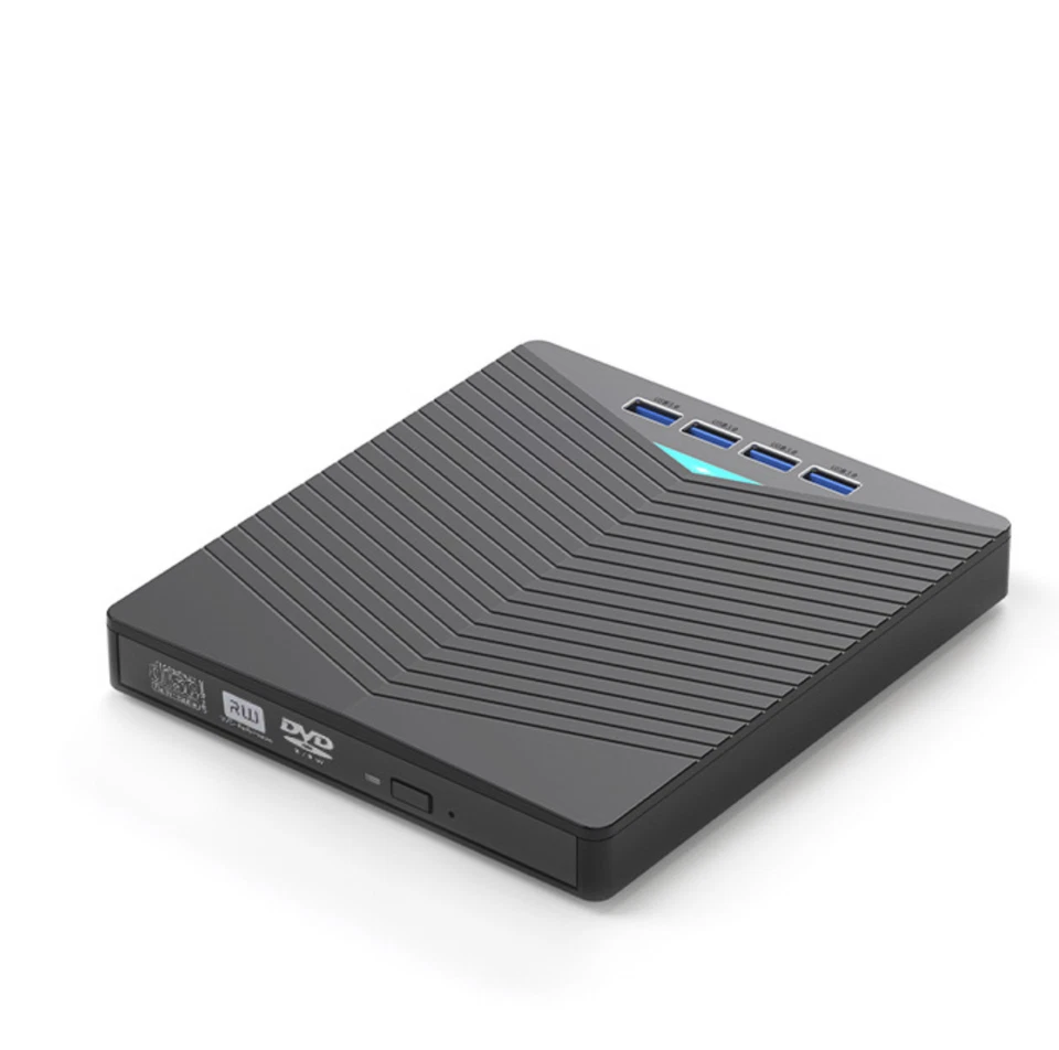 USB3.0 Externes CD/DVD Laufwerk Brenner Player mit TypeC für Laptop PC Windows11 - Bild 4 von 4