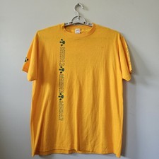 Vintage Tigers T-Shirt Men's Size Large Single Stitch Made In USA 1980's Yellow