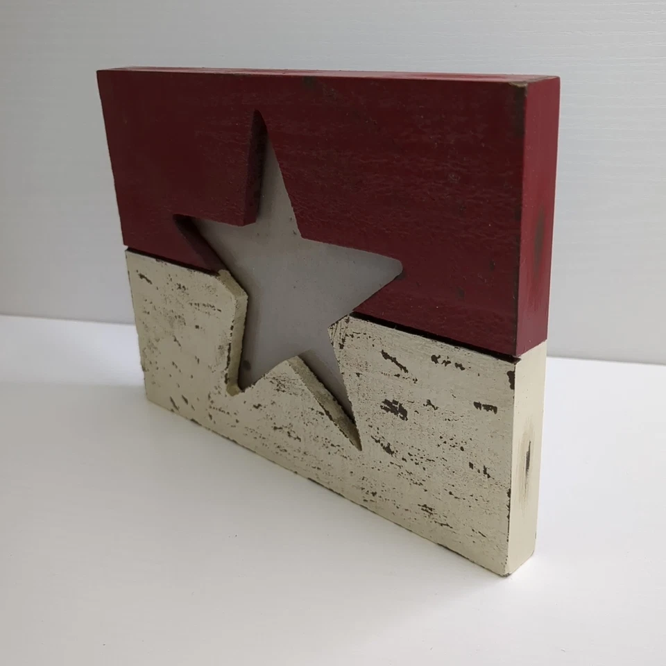 Patriotic Star Picture Frame Decor - Image 2 of 3