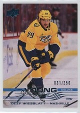 2025-26 Upper Deck Series 1 Young Guns Deluxe 31/250 Ozzy Wiesblatt #212 1lo9