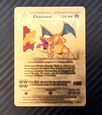 Charizard 1995 golden foil perfect condition 4/102 Illus: Mitsuhiro Arita raw