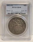 1892 CC Morgan Dollar $1 PCGS XF 45, Low Mintage Semi-Key Date