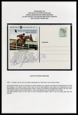 1986, sport i gra, sporty konne, skoki, list - 1782968