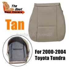 For Toyota Tundra SR5 Limited 2000-04 Driver Side Bottom Leather Seat Cover Tan