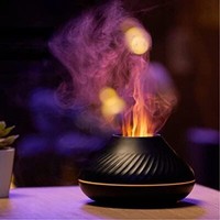Flamme Aroma Diffusor Luftbefeuchter 7 Flammen Farbe Nachtlicht Diffusor
