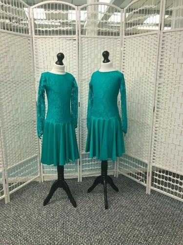 SIZE 1 (6-7 YRS) BALLROOM AND LATIN DRESSES AND TRIO DANCEWEAR brand new D4L - Picture 36 of 64