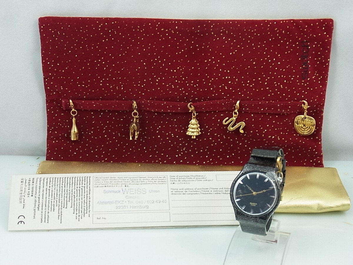 SWATCH ✨ WORLD PARTY Swatch Watch | limited edition, GZ407 Swatch Watch Christmas Special 2000 -WORLD PARTY- GZ407  main image 3