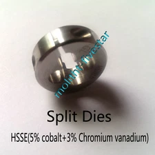 HSSE Round Adjustable Dies FineThread Die M3M3.5M4M4.5M5M5.5M6X0.9X0.75X0.5X0.35