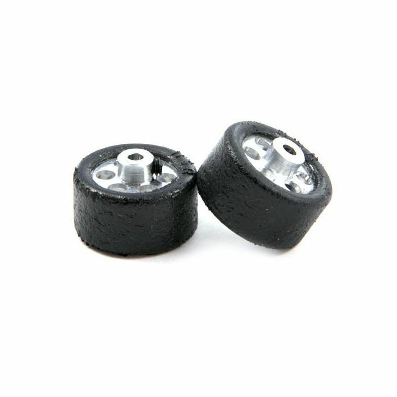 Pneus Arrière NSR Pour Slot Racing 1:32 - 19x10 Mm - Collés & équilibrés - Réf. 9005