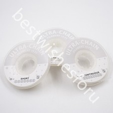10x Dental Power Ultra Chain Orthodontic Elastic Transparent Closed Short Long