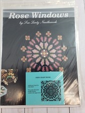Sue Lentz Needlework Rose Windows Cross Stitch Pattern