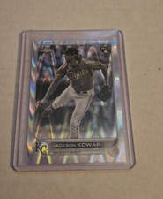 2022 Topps Chrome Sonic B&W Ray Wave Jackson Kowar Rookie RC #188 KC Royals