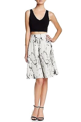 Low Cost Everleigh NEW White Ivory Womens Size Medium M ALine Skirt 68 686 DEAL