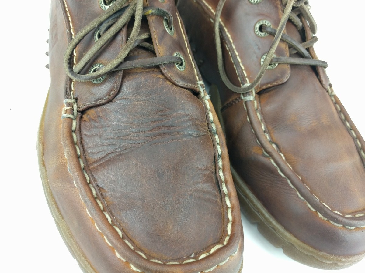 Helly Hansen Brown Moc Toe Driving Oxford Lace up Shoe Size US 11.5 M Amazon.com | Mens Dress Shoes, Lace Up Plain Toe Leather  main image 3