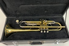 Used Schill Bb Trumpet in Yellow Brass W/ Case Model BR3143 READ