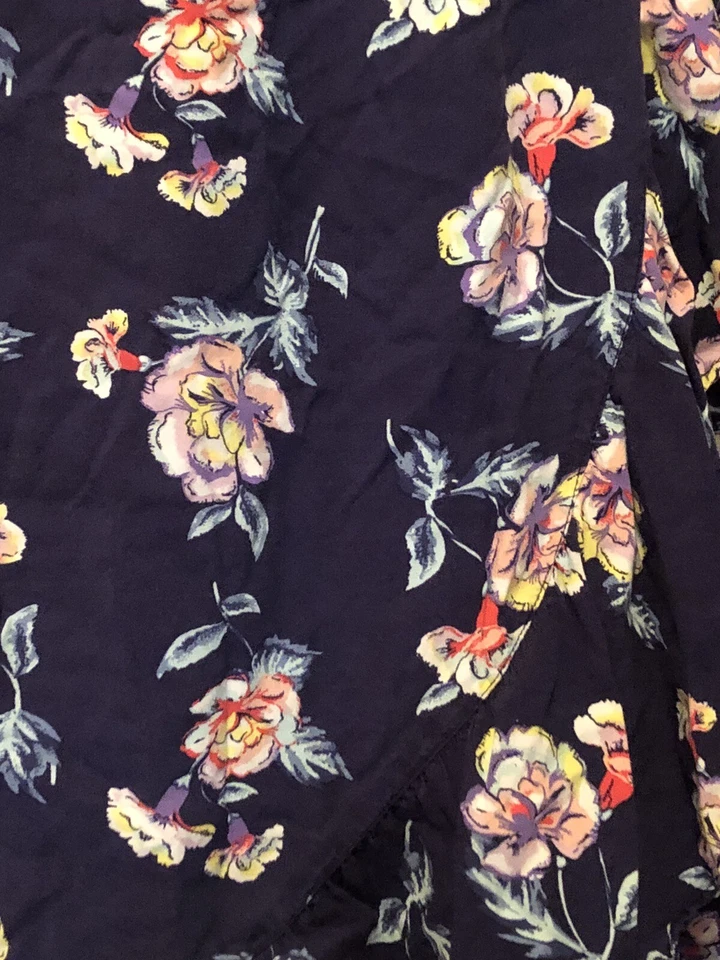 Vestido falda con volantes azul marino talla 14 Justice Girls corpiño elástico Foto 2 de 4