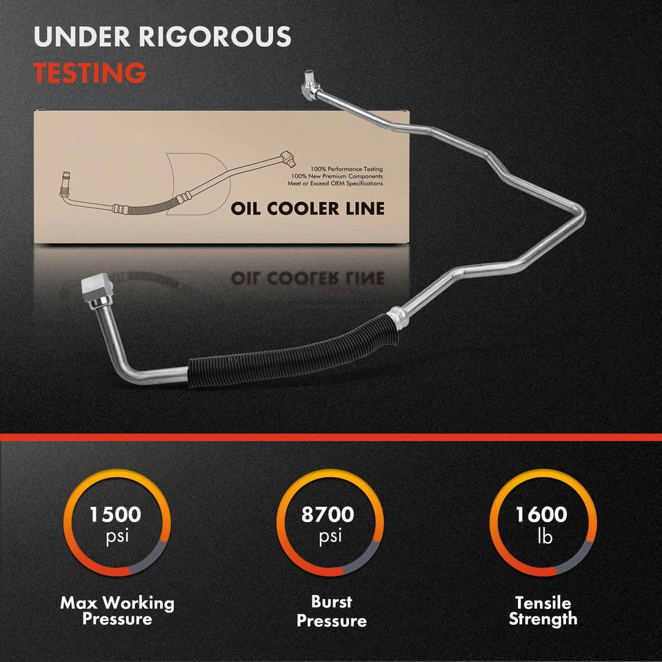 Inlet Engine Oil Cooler Hose Assembly for Chevrolet Impala 00-05 3.8L 89022491 - Image 3 of 4