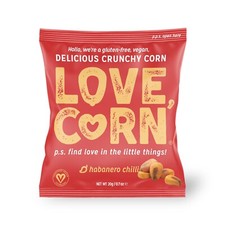 24 x 20g Love Corn Snack Shot Crunchy Corn Habanero Chilli