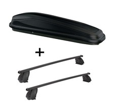 Dachbox JUEASY300L+Dachtr&auml;ger K1M f&uuml;r f&uuml;r Mercedes GLE Coup&eacute; C292 5T&uuml;rer ab 15