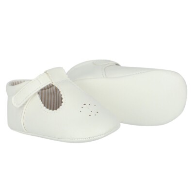 MAYORAL Ivory/Cream Pre Walker Baby Boy Shoes Infant Size UK0