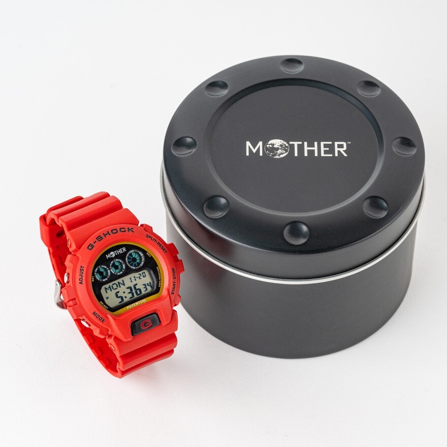 MOTHER×G-SHOCK GW-6900 コラボ マザー 腕時計 激レア MOTHER x G-SHOCK 2nd collaboration model Mother Red GW-6900 MOT24