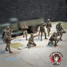 1/87 Scene Props WWII Japan Soldiers Miniatures Figures Model For Cars Vehicles