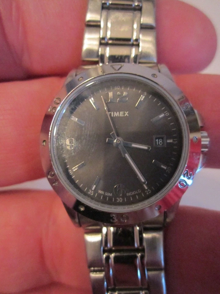 RELOJ TIMEX INDIGLO SEÑORA - ACERO INOXIDABLE - HERMOSO - BBA-35 Foto 2 de 4