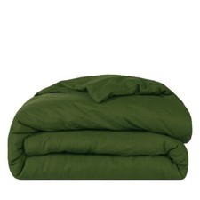 Aqua Linen Duvet Cover Set, King