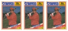 (3) 1988 Topps Revco League Leaders Baseball #4 Jack Clark Lot Cardinals