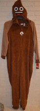 Women's Poo Hoodie One Piece Pajama Lounge Sleep Suit Sizes S, M, L, XL, 2XL