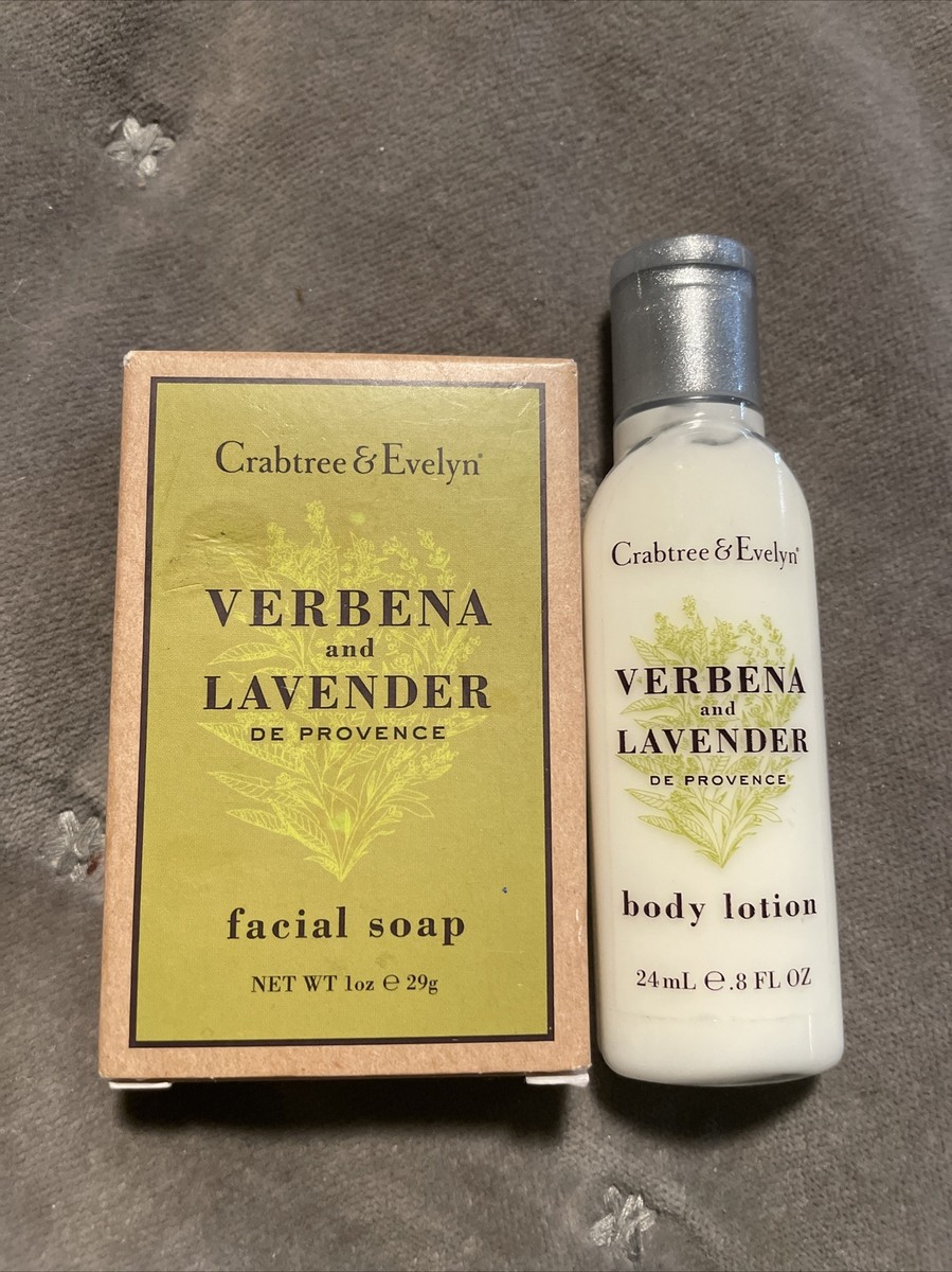 7-CRABTREE & EVELYN Verbena Lavender Travel Shampoo Conditioner