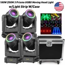 180W LED Zoom Beam Moving Head lighting 3Prisms Gobo Stage Light DMX Spot Lamp