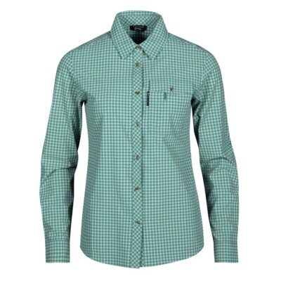 Halti Kota check long sleeve shirt women lightweight outdoor shirt for women