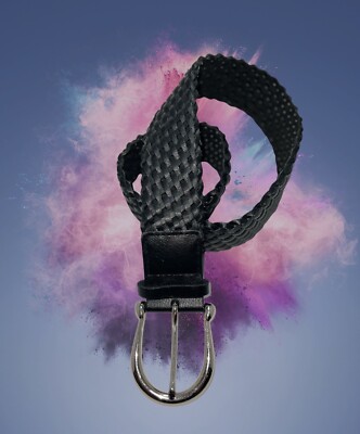 Michael Kors Braided Leather Belt