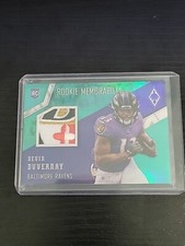 2020 Phoenix Devin Duvernay Prime Green Rookie RC Patch /10 Ravens SP RARE 