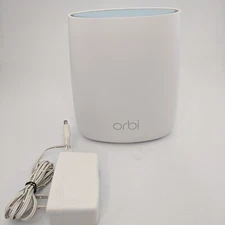 Netgear Orbi RBR20 White WiFi Router W/ Power Cord
