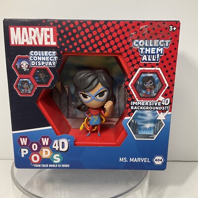 Marvel WOW! PODS 4D Ms Marvel  Immersive 4D Background #404 NEW
