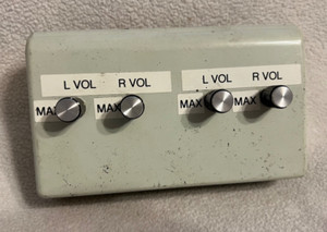 Used Volume Regulator Microphone Audio Input output Dual 2 Max Min Ham Radio