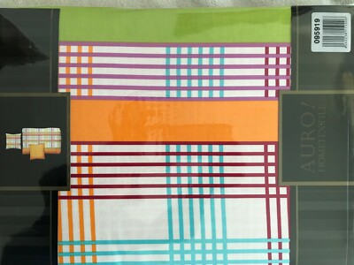 AURO Hometextile Wende Bettwäsche Bettgarnitur 2-tlg 100% Baumwolle 160 x 210 cm